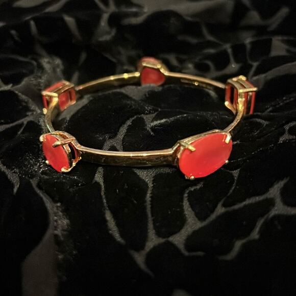 Kate Spade Vegas Jewels Cabaret Pink Bangle Bracelet - Picture 1 of 5